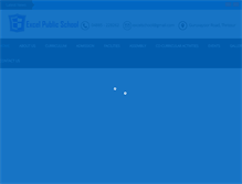 Tablet Screenshot of excelpublicschool.net